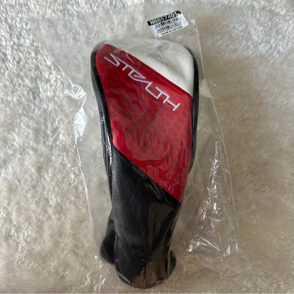 TaylorMade STEALTH 2 Hybrid Headcover with tag number Red Black Club Head Cover